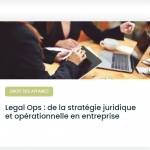 legal ops stratège
